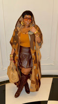 Brownish Kimono